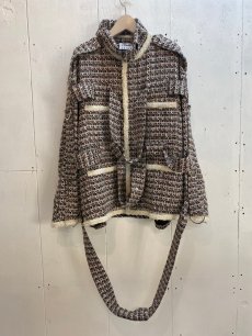 画像1: el conductorH(コンダクター) MIXED TWEED BONDAGE FIELD JKT PD24AJ04 (1)