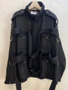 画像2: el conductorH(コンダクター) MIXED TWEED BONDAGE FIELD JKT PD24AJ04 (2)