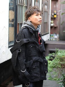 画像13: el conductorH(コンダクター) MIXED TWEED BONDAGE FIELD JKT PD24AJ04 (13)