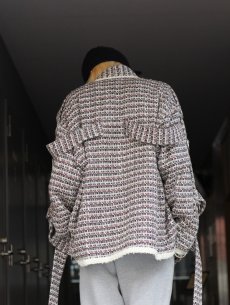 画像14: el conductorH(コンダクター) MIXED TWEED BONDAGE FIELD JKT PD24AJ04 (14)