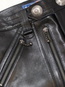 画像11: Azuma.(アズマ)×BLACK MEANS(ブラックミーンズ)  LEATHER ZIP PANTS 24AH-BM-02 (11)