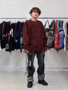 画像17: ★SALE30%OFF★Children of the discordance(チルドレンオブザディスコーダンス) IRIS SAKAI INKJET PRINT PULLOVER KNIT DISKN-001  (17)