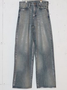 画像2: SUGARHILL(シュガーヒル) FOILED DENIM TROUSERS WIDE CUT 2411300410 (IND) (2)