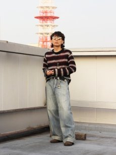 画像18: SUGARHILL(シュガーヒル) FOILED DENIM TROUSERS WIDE CUT 2411300410 (IND) (18)