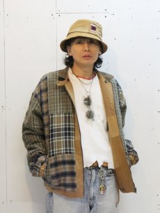 画像10: ★予約商品★Takaya Hioki (タカヤヒオキ) OLD CH DUCKCLOTH REMAKE BUCKETHAT (10)