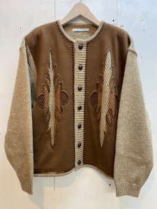 画像1: Children of the discordance(チルドレンオブザディスコーダンス) RE Patchwork Cable Knit Cardigan DISKN-002 (1)