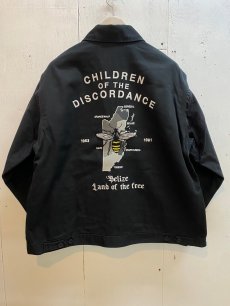 画像6: Children of the discordance(チルドレンオブザディスコーダンス) × DICKIES SOUVENIR JACKET DISDICJK-001 (BLK) (6)