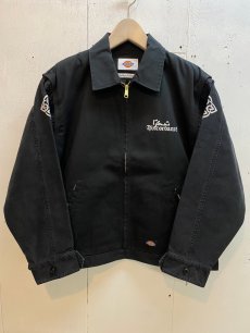 画像1: Children of the discordance(チルドレンオブザディスコーダンス) × DICKIES SOUVENIR JACKET DISDICJK-001 (BLK) (1)