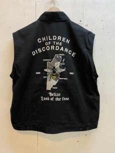 画像10: Children of the discordance(チルドレンオブザディスコーダンス) × DICKIES SOUVENIR JACKET DISDICJK-001 (BLK) (10)