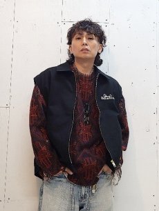 画像13: Children of the discordance(チルドレンオブザディスコーダンス) × DICKIES SOUVENIR JACKET DISDICJK-001 (BLK) (13)