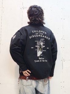 画像12: Children of the discordance(チルドレンオブザディスコーダンス) × DICKIES SOUVENIR JACKET DISDICJK-001 (BLK) (12)