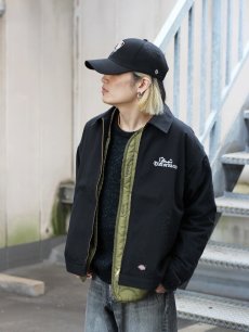 画像19: Children of the discordance(チルドレンオブザディスコーダンス) × DICKIES SOUVENIR JACKET DISDICJK-001 (BLK) (19)