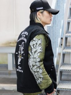 画像22: Children of the discordance(チルドレンオブザディスコーダンス) × DICKIES SOUVENIR JACKET DISDICJK-001 (BLK) (22)