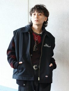 画像24: Children of the discordance(チルドレンオブザディスコーダンス) × DICKIES SOUVENIR JACKET DISDICJK-001 (BLK) (24)