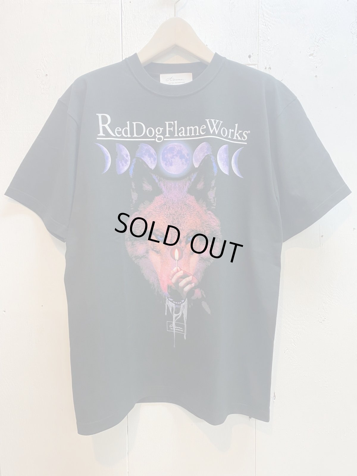 画像1: Azuma.(アズマ) RED DOG FLAME WORKS T-SHIRT 25SH-CS-08 (1)