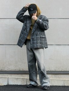 画像7: SUGARHILL(シュガーヒル) MOLDED DENIM TROUSERS WIDE CUT 2411300414 (7)