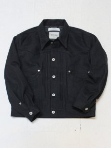 画像1: Azuma.(アズマ) ×TOM WORKS(トムワークス) TACKED DENIM JACKET 25SH-TW-01 (1)