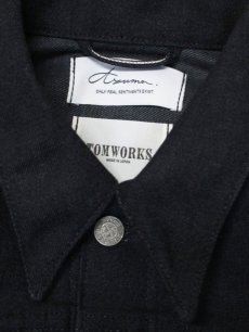 画像30: Azuma.(アズマ) ×TOM WORKS(トムワークス) TACKED DENIM JACKET 25SH-TW-01 (30)
