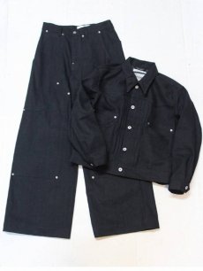 画像26: Azuma.(アズマ) ×TOM WORKS(トムワークス) TACKED DENIM JACKET 25SH-TW-01 (26)