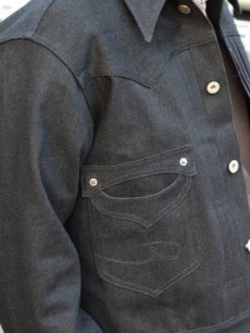 画像21: Azuma.(アズマ) ×TOM WORKS(トムワークス) TACKED DENIM JACKET 25SH-TW-01 (21)