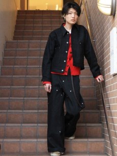 画像22: Azuma.(アズマ) ×TOM WORKS(トムワークス) TACKED DENIM JACKET 25SH-TW-01 (22)