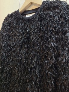 画像2: el conductorH(コンダクター) FEATHER KNIT CREWNECK SWEATER PD25SC04 (BLK) (2)