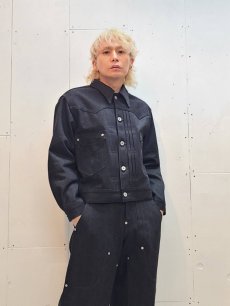 画像24: Azuma.(アズマ) ×TOM WORKS(トムワークス) TACKED DENIM JACKET 25SH-TW-01 (24)