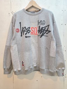 画像1: Takaya Hioki (タカヤヒオキ) OLD STUSSY REMAKE TRAINER"FRONT"GRY(A) (1)