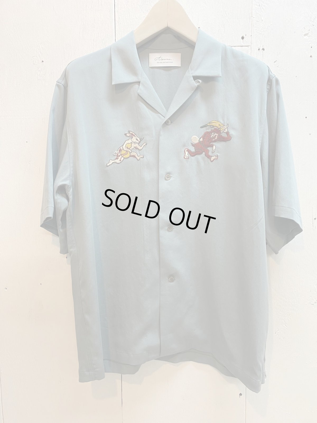 画像1: Azuma.(アズマ) ×ROTAR 鳥獣戯画 SUKA SHIRT 25SH-SH-03B (1)