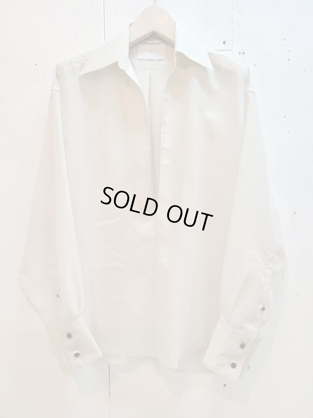 画像1: SUGARHILL(シュガーヒル)  SHEER SKIPPER SHIRT 2541000508 (1)