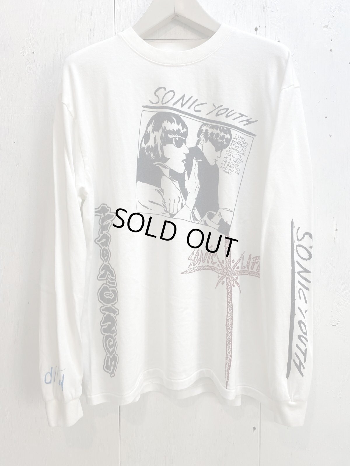 画像1: Insonnia projects(インソニアプロジェクツ) MULTI PRINT L/S TEE TYPE A IP-SY-021(WHT) (1)