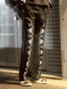 画像16: el conductorH(コンダクター) HEART EMBROIDERED WESTERN TROUSERS PD25SP03 (16)