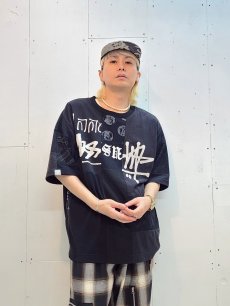 画像6: Takaya Hioki (タカヤヒオキ) OLD STUSSY REMAKE S/S  "REBEL ELEMENTS EXCLUSIVE" (BLK)E (6)