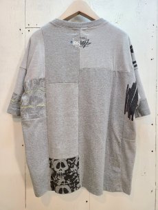 画像4: Takaya Hioki (タカヤヒオキ) OLD STUSSY REMAKE S/S  "REBEL ELEMENTS EXCLUSIVE" (GRY)C (4)