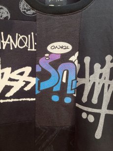 画像2: Takaya Hioki (タカヤヒオキ) OLD STUSSY REMAKE S/S  "REBEL ELEMENTS EXCLUSIVE" (BLK)B (2)