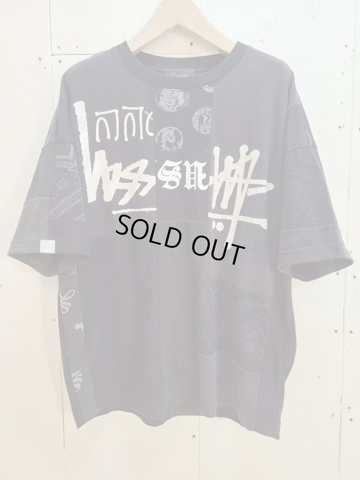 画像1: Takaya Hioki (タカヤヒオキ) OLD STUSSY REMAKE S/S  "REBEL ELEMENTS EXCLUSIVE" (BLK)E (1)