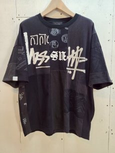 画像1: Takaya Hioki (タカヤヒオキ) OLD STUSSY REMAKE S/S  "REBEL ELEMENTS EXCLUSIVE" (BLK)E (1)
