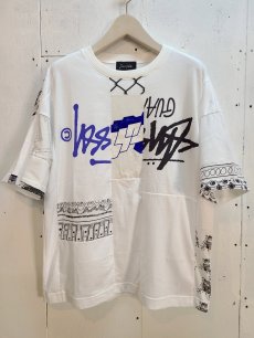 画像1: Takaya Hioki (タカヤヒオキ) OLD STUSSY REMAKE S/S  "REBEL ELEMENTS EXCLUSIVE" (WHT)D (1)
