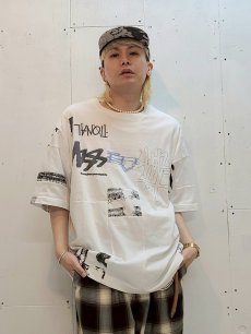 画像6: Takaya Hioki (タカヤヒオキ) OLD STUSSY REMAKE S/S  "REBEL ELEMENTS EXCLUSIVE" (WHT)F (6)