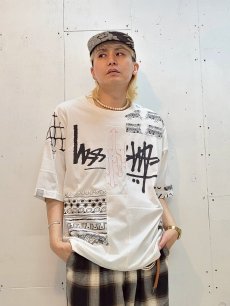 画像7: Takaya Hioki (タカヤヒオキ) OLD STUSSY REMAKE S/S  "REBEL ELEMENTS EXCLUSIVE" (WHT)E (7)
