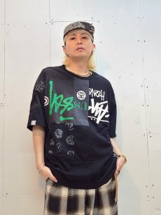 画像6: Takaya Hioki (タカヤヒオキ) OLD STUSSY REMAKE S/S  "REBEL ELEMENTS EXCLUSIVE" (BLK)C (6)