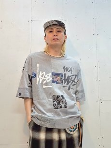 画像6: Takaya Hioki (タカヤヒオキ) OLD STUSSY REMAKE S/S  "REBEL ELEMENTS EXCLUSIVE" (GRY)C (6)