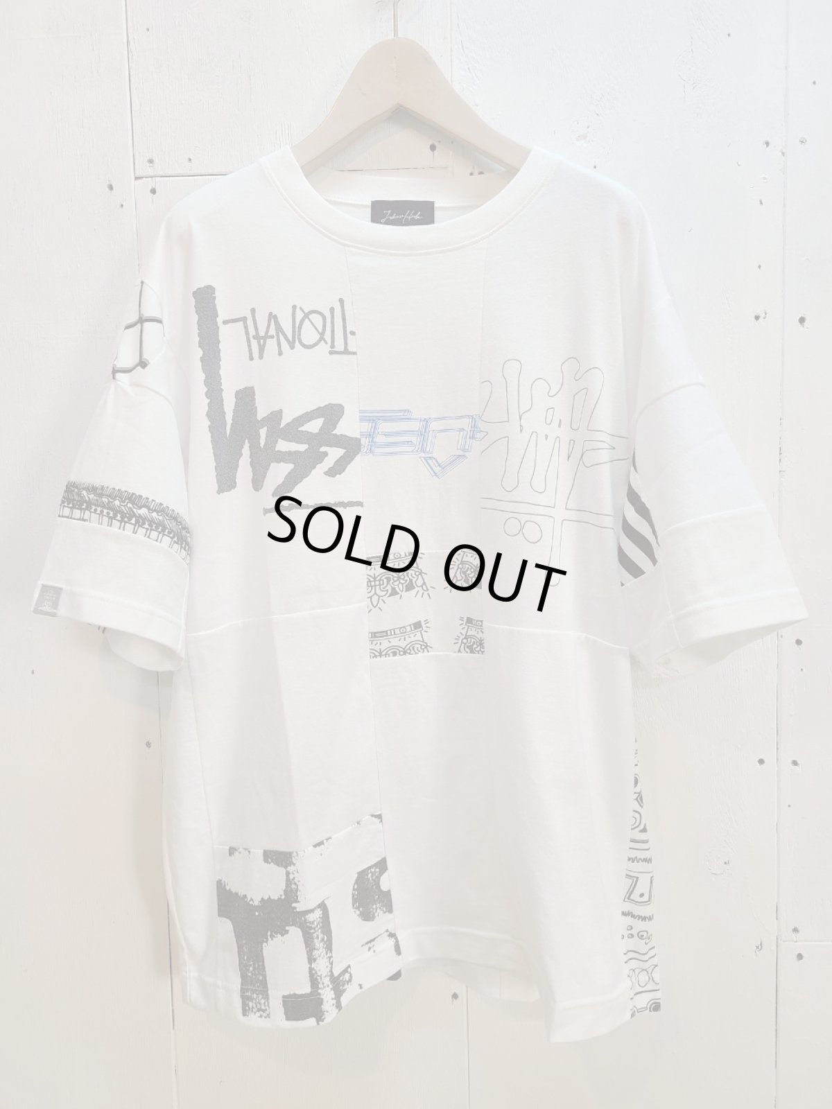 画像1: Takaya Hioki (タカヤヒオキ) OLD STUSSY REMAKE S/S  "REBEL ELEMENTS EXCLUSIVE" (WHT)F (1)
