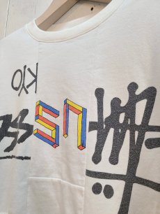 画像2: Takaya Hioki (タカヤヒオキ) OLD STUSSY REMAKE S/S  "REBEL ELEMENTS EXCLUSIVE" (WHT)B (2)