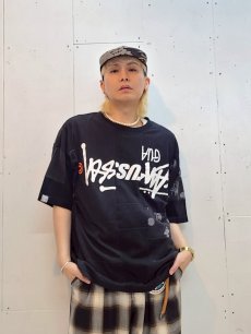 画像5: Takaya Hioki (タカヤヒオキ) OLD STUSSY REMAKE S/S  "REBEL ELEMENTS EXCLUSIVE" (BLK)A (5)