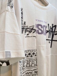 画像2: Takaya Hioki (タカヤヒオキ) OLD STUSSY REMAKE S/S  "REBEL ELEMENTS EXCLUSIVE" (WHT)C (2)