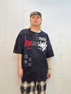 画像5: Takaya Hioki (タカヤヒオキ) OLD STUSSY REMAKE S/S  "REBEL ELEMENTS EXCLUSIVE" (BLK)F (5)