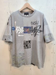 画像1: Takaya Hioki (タカヤヒオキ) OLD STUSSY REMAKE S/S  "REBEL ELEMENTS EXCLUSIVE" (GRY)C (1)