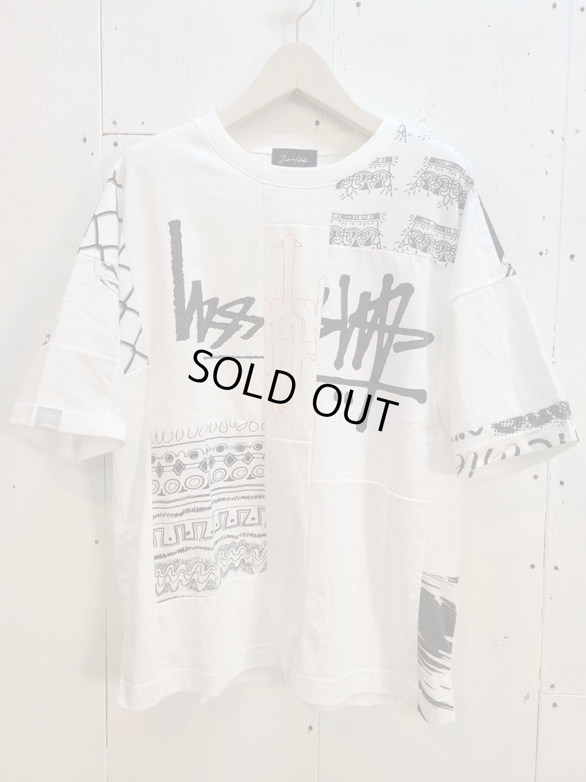 画像1: Takaya Hioki (タカヤヒオキ) OLD STUSSY REMAKE S/S  "REBEL ELEMENTS EXCLUSIVE" (WHT)E (1)