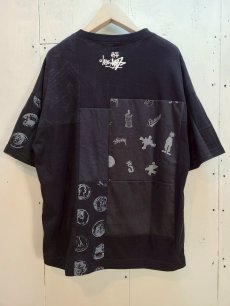 画像4: Takaya Hioki (タカヤヒオキ) OLD STUSSY REMAKE S/S  "REBEL ELEMENTS EXCLUSIVE" (BLK)D (4)